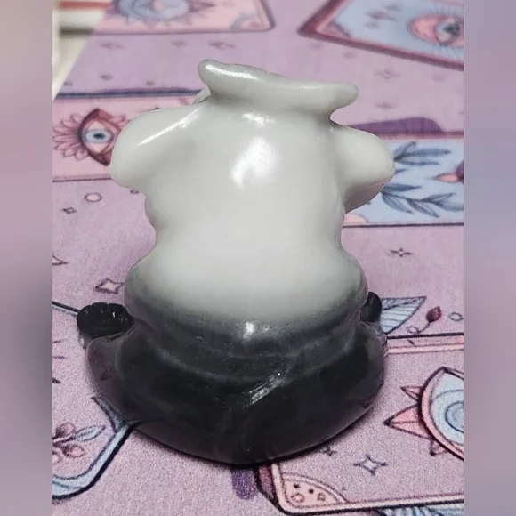 Natural Carved Tai Chi Jasper Cow,Crystal Highland,Crystal Animal. - Picture 3 of 7